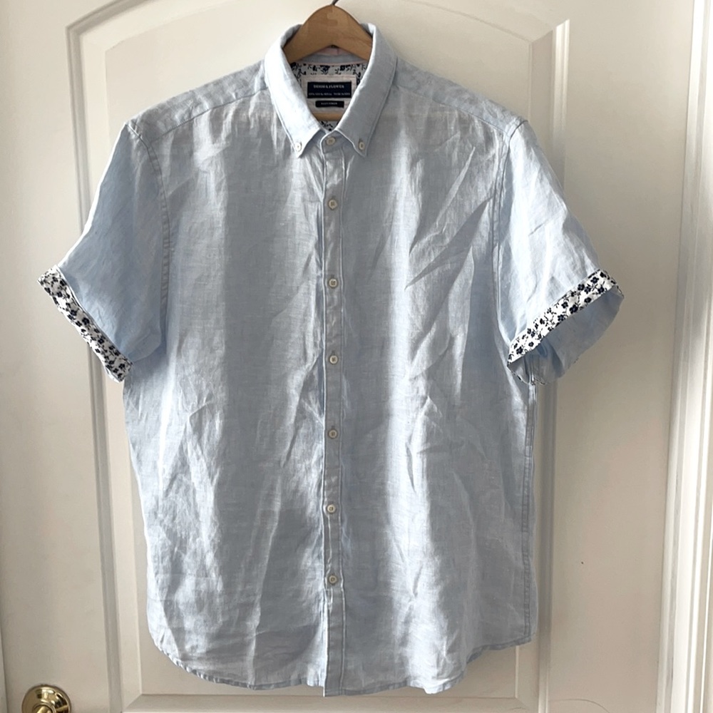 NWOT Linen dress shirt